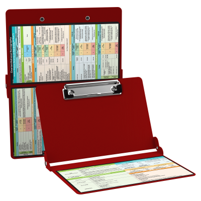 WhiteCoat Clipboard® - Red Ovarian/Adnexal Sonography Edition